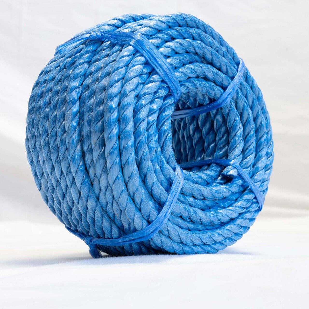 30m Blue Poly Rope Coil & Lorry Rope – Heavy Duty Utility Rope for Outdoor, DIY & Commercial Use