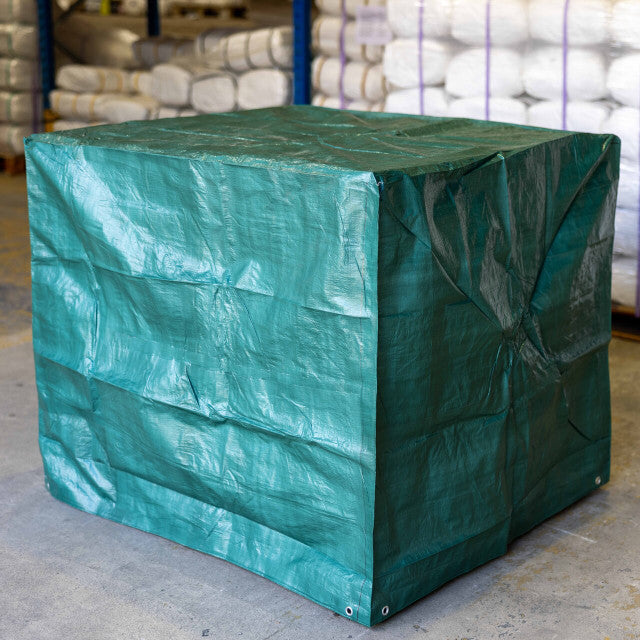 Heavy Duty Green Pallet Covers 140gsm – Weather Proof & Tear Resistant