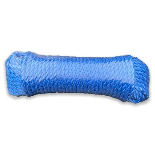 30m Blue Poly Rope Coil & Lorry Rope – Heavy Duty Utility Rope for Outdoor, DIY & Commercial Use