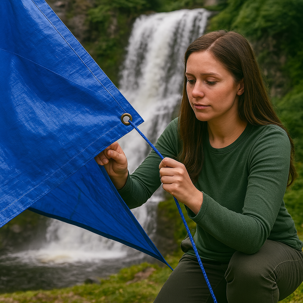 Ultra Tough Heavy Weight PVC Tarpaulin β 570gsm, Tear Proof Cover for Outdoor Protection