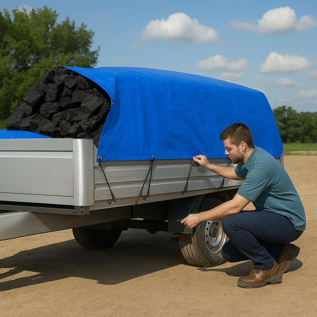 560GSM Heavy Duty PVC Tarpaulin – Ultra Tough, Extra Heavy Weight & Waterproof Cover