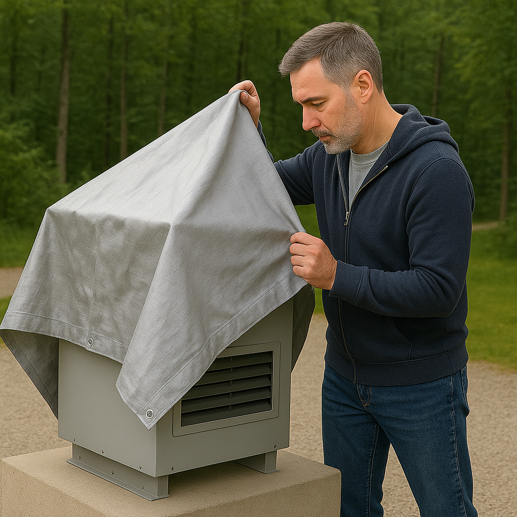 140gsm Waterproof Silver Tarpaulin – Tough All Weather Cover for Garden, Roof & Outdoor Protection