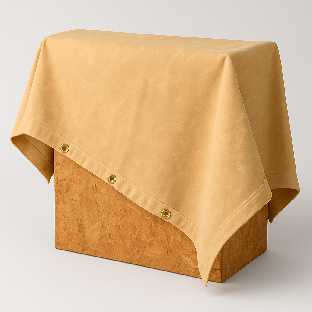 Premium 18oz Cotton Canvas Tarpaulin β Heavy Duty, Breathable Cover for Industrial & Outdoor Protection