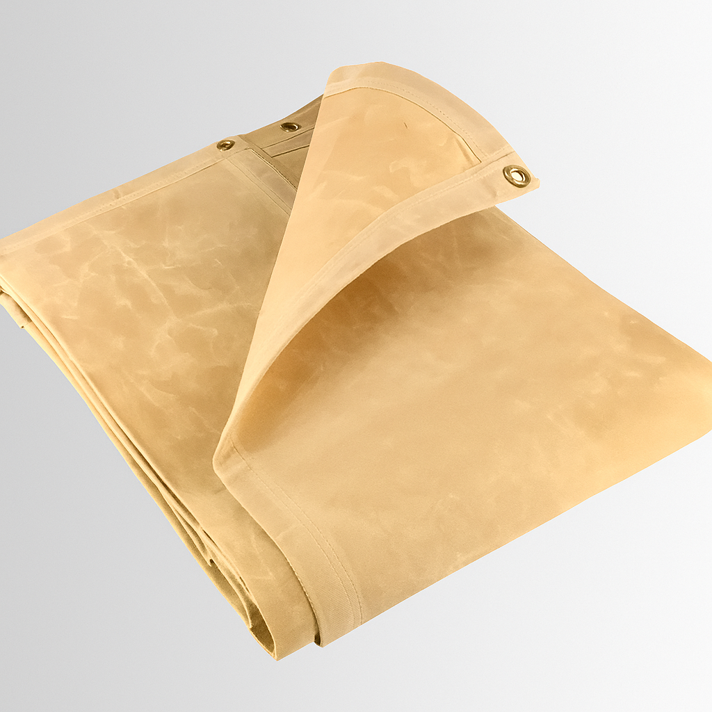 Premium 18oz Cotton Canvas Tarpaulin β Heavy Duty, Breathable Cover for Industrial & Outdoor Protection