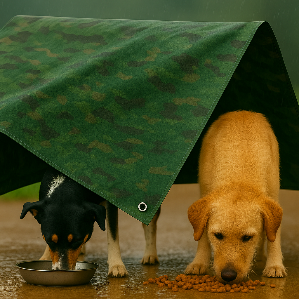 Heavy Duty Camouflage Tarp 95gsm β Waterproof PE Cover