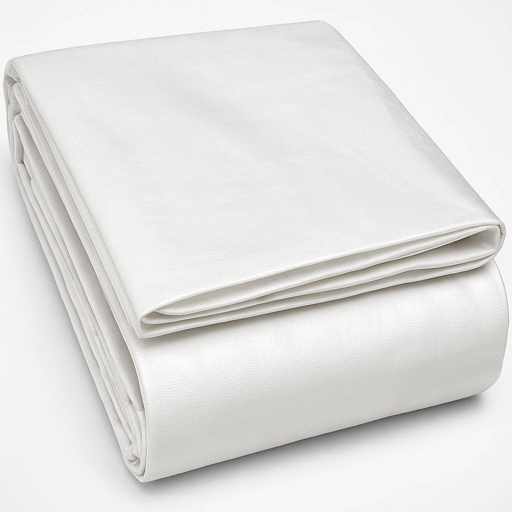 Premium 105gsm White Waterproof Polyethylene Tarp – Durable, UV & Tear Resistant Cover