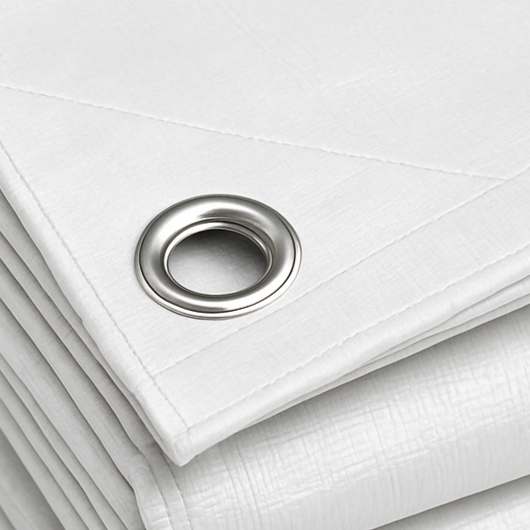 Premium 105gsm White Waterproof Polyethylene Tarp – Durable, UV & Tear Resistant Cover