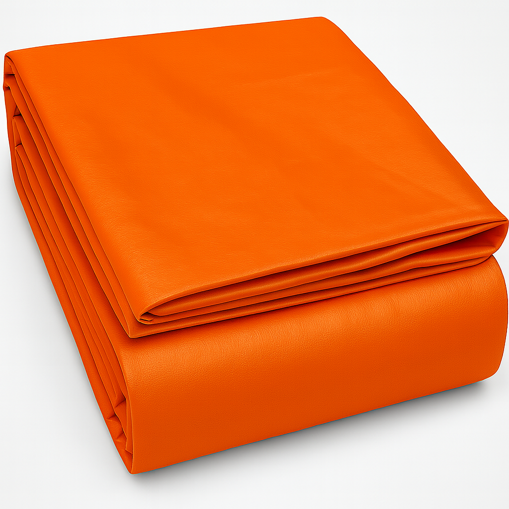 Waterproof 90gsm Orange Tarpaulin – Heavy Duty Cover for Camping, Garden, DIY & Outdoor Use