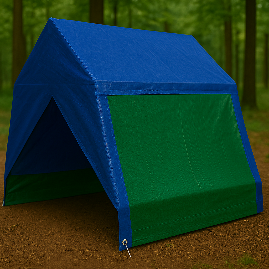 110gsm Waterproof Blue/Green Tarpaulin – Heavy Duty Cover Sheet for Garden, Car, DIY & Outdoor Use