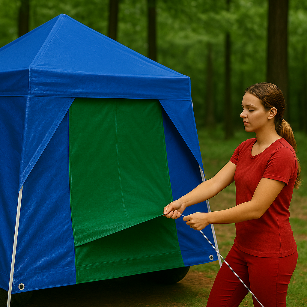 110gsm Waterproof Blue/Green Tarpaulin – Heavy Duty Cover Sheet for Garden, Car, DIY & Outdoor Use