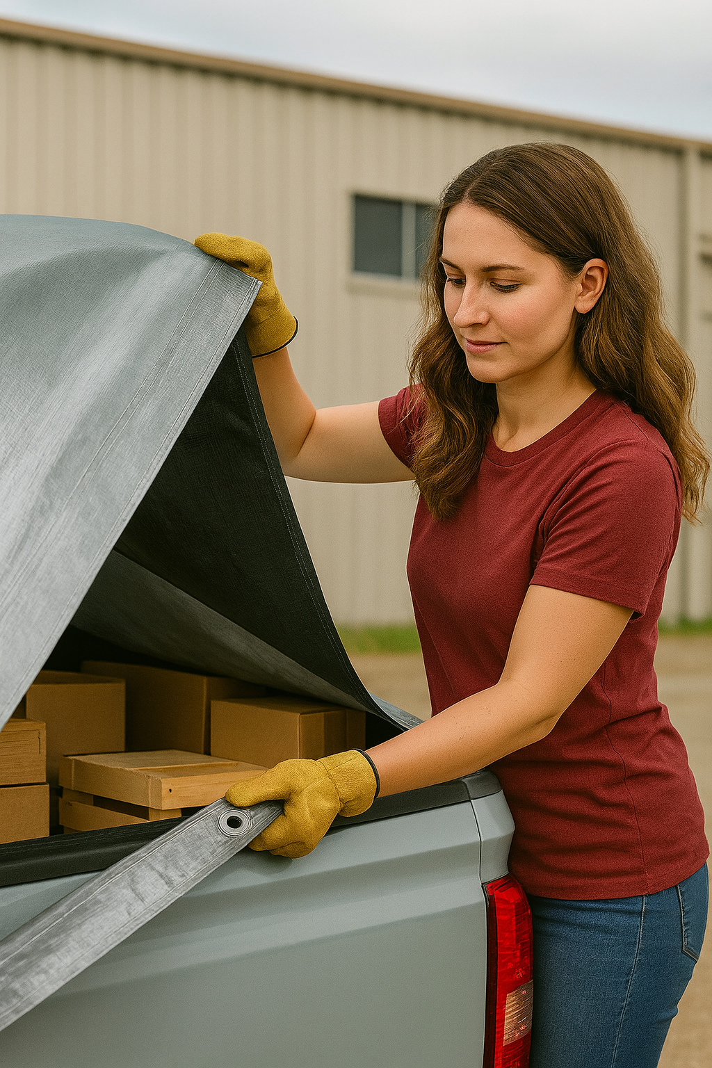 High Performance Black & Silver Tarpaulin 270gsm – UV Protected, Waterproof Tarp for Roofing, Boats & Outdoor Protection