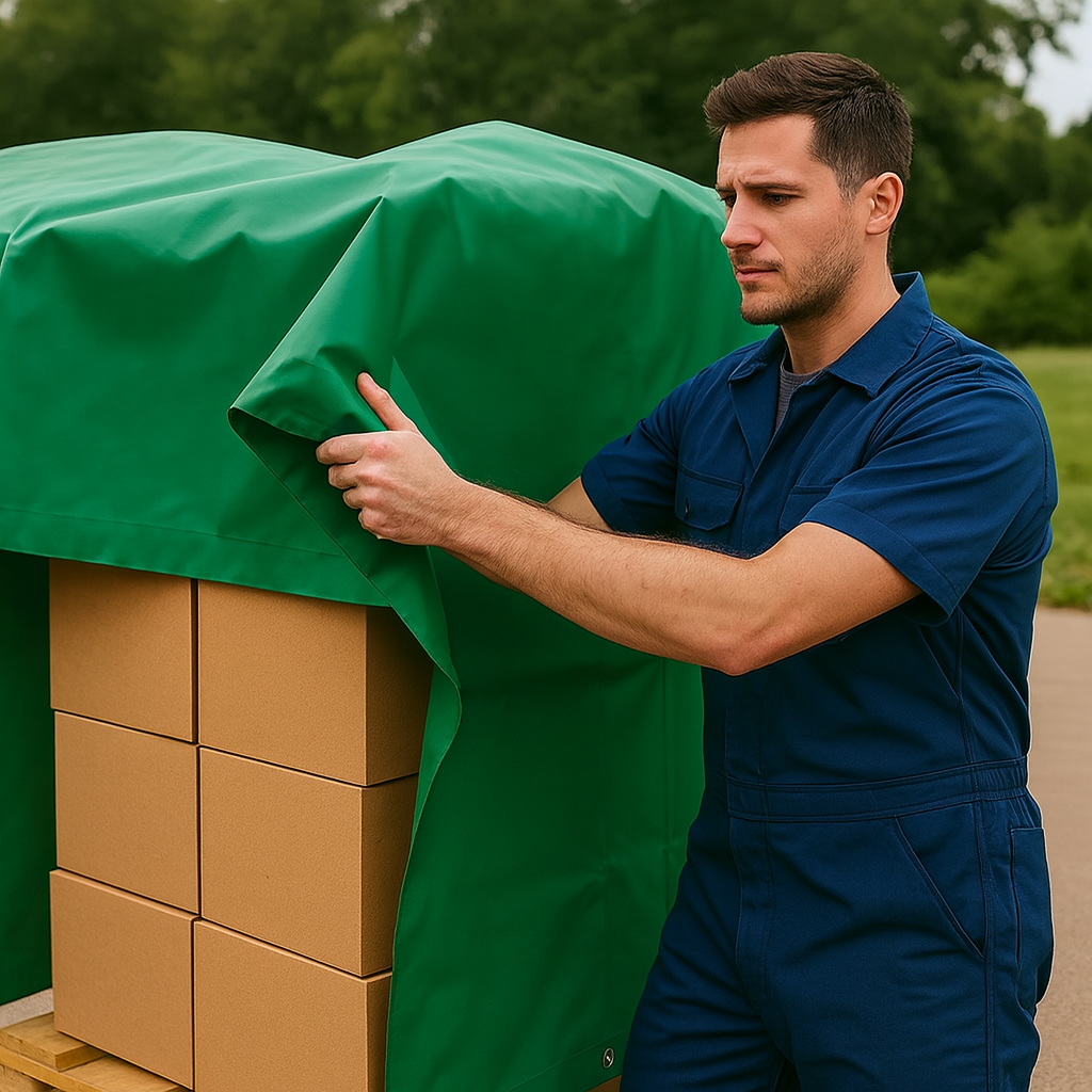 Ultra Tough Heavy Weight PVC Tarpaulin β 570gsm, Tear Proof Cover for Outdoor Protection