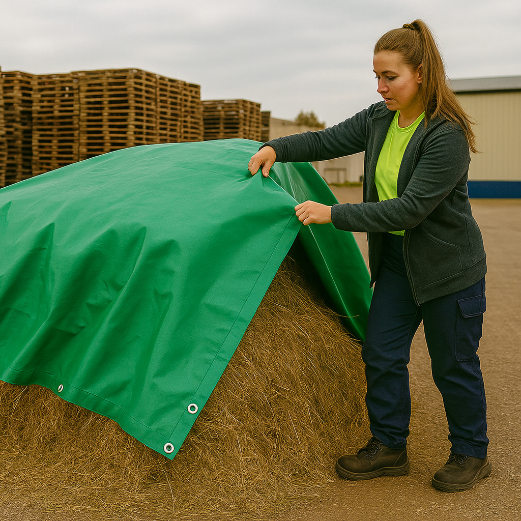 Ultra Tough Heavy Weight PVC Tarpaulin β 570gsm, Tear Proof Cover for Outdoor Protection