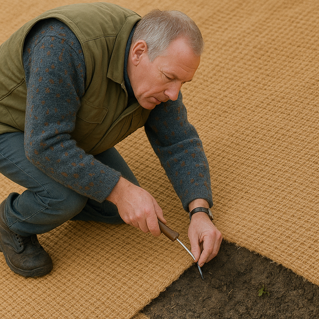 200gsm Premium Natural Hessian Jute Roll – Heavy Duty, Multi Purpose Use