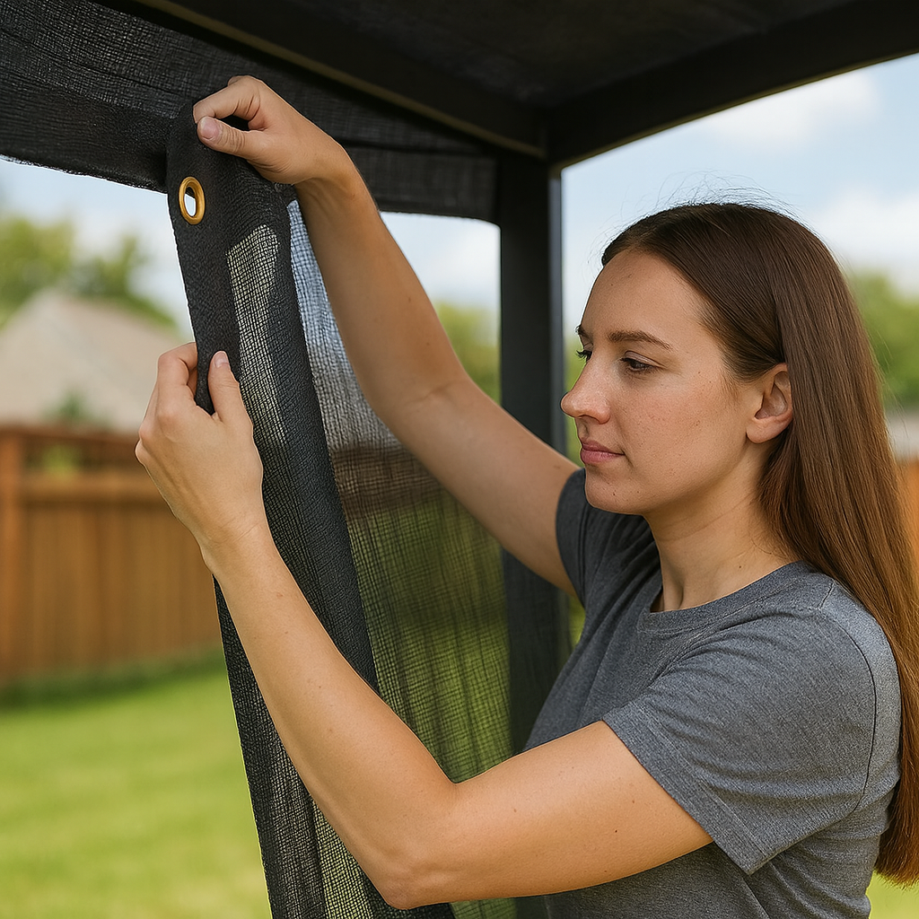 High Performance Black Cargo Truck Net – Tear Resistant – Must Have for Cargo & Trailers