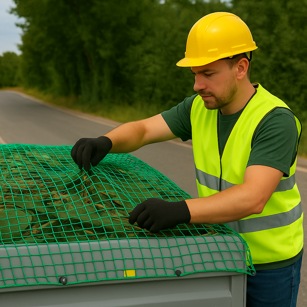 Premium Heavy Duty Green Cargo Net – Rot Proof Brick Nets