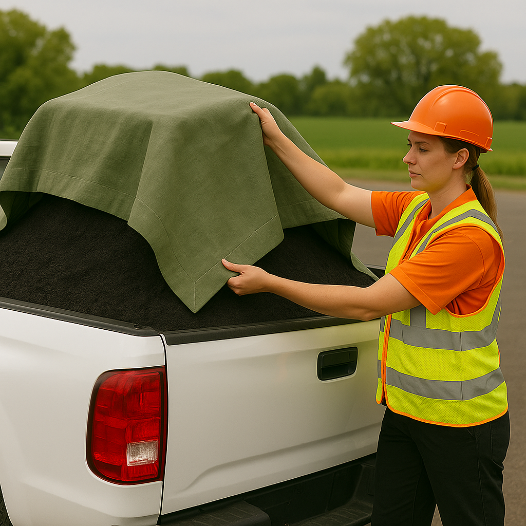 High Performance Tarmac Jute Sheet – Double Stitched, Weather Resistant Cover