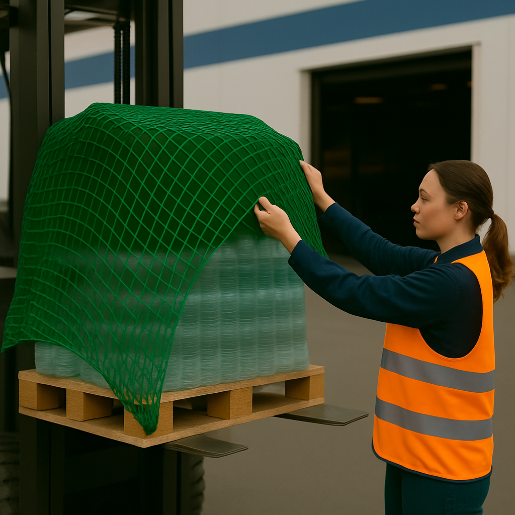 Premium Heavy Duty Green Cargo Net – Rot Proof Brick Nets