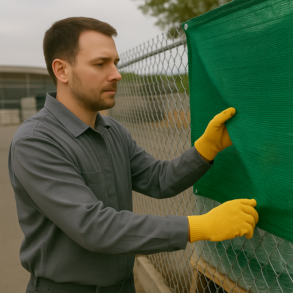 Premium HDPE Knitted Windbreak Netting – 50% Shade, 40% Wind Reduction, UV Stabilised Mesh – 110gsm – Green