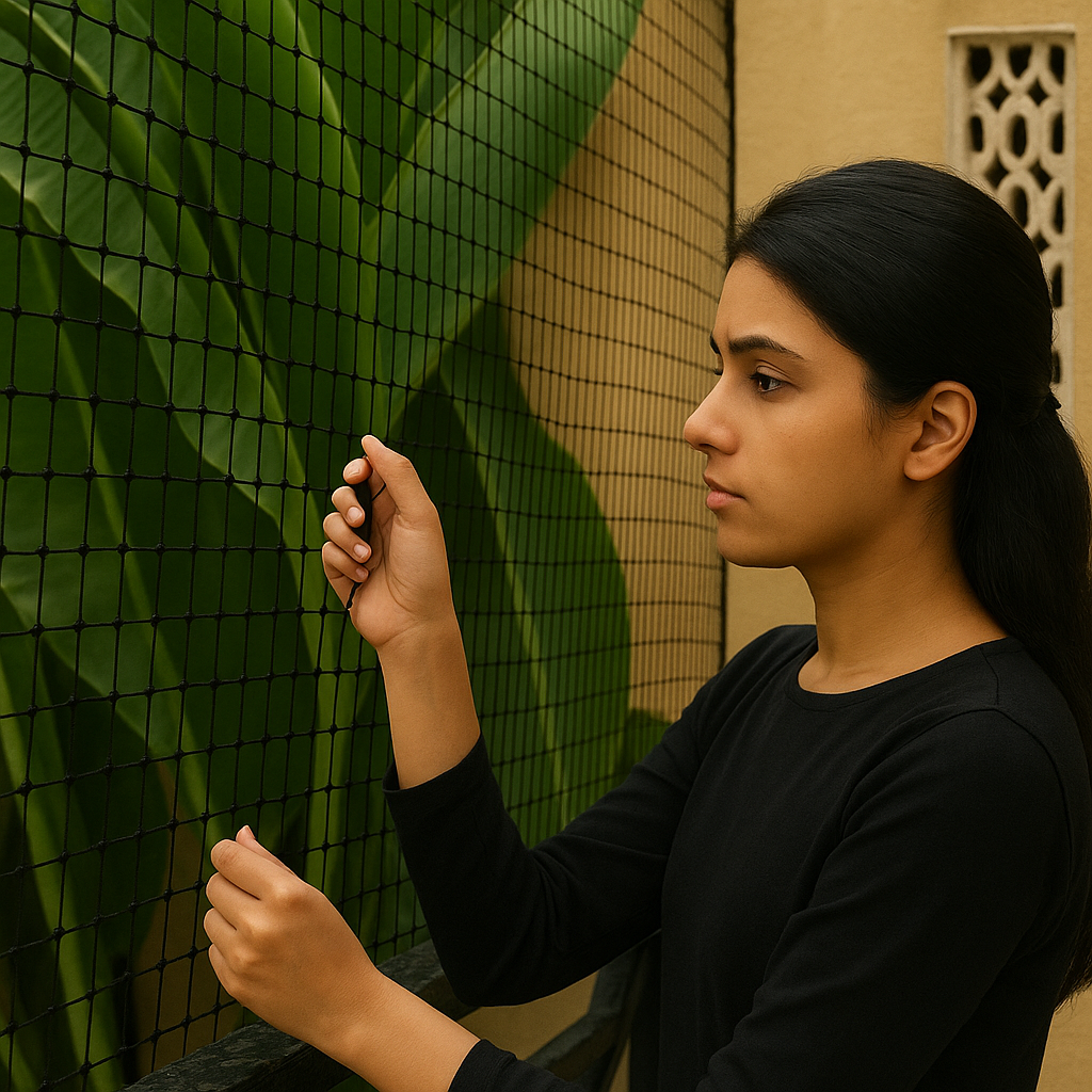 Anti-Bird Garden Netting - Green & Black Mesh - High Demand Pest Barrier for Home & Pro Use