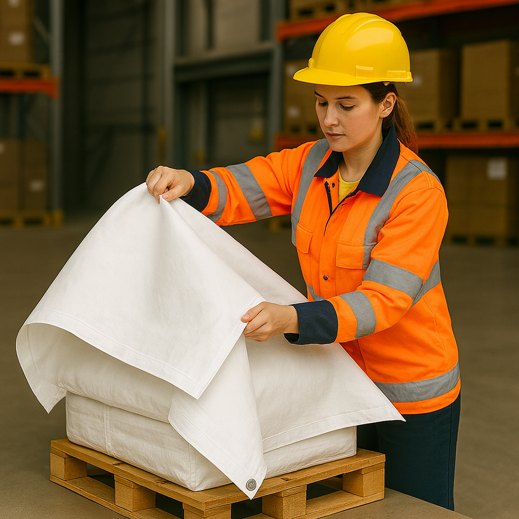 Heavy Duty Super White Tarpaulin 200gsm – Waterproof, UV & Shrinkproof Cover