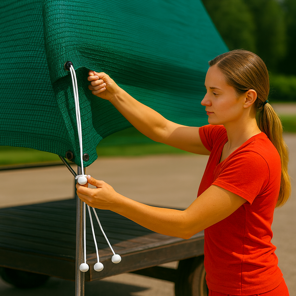 Heavy Duty 30cm White Ball Bungees - 25mm Ball | Fasteners for Tarps, Nets, Camping & Industrial Use