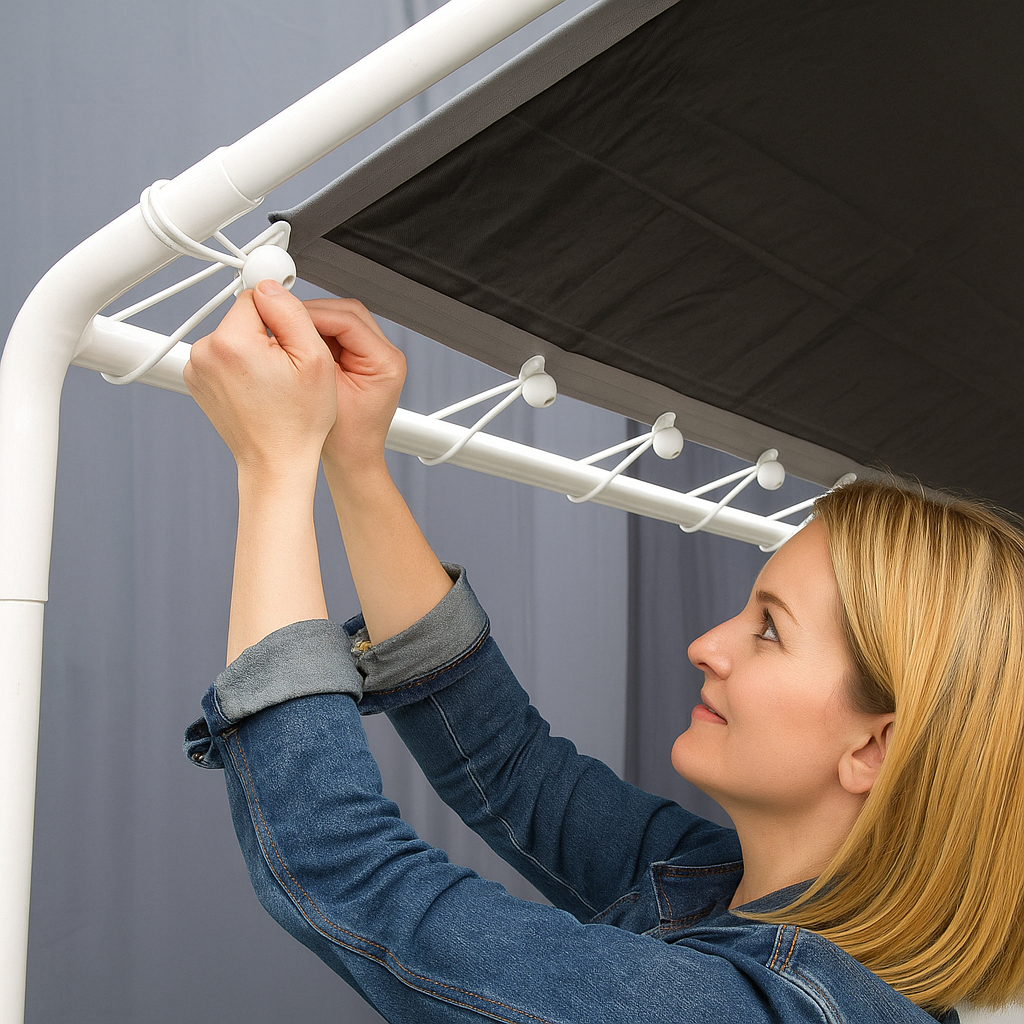 Heavy Duty 30cm White Ball Bungees - 25mm Ball | Fasteners for Tarps, Nets, Camping & Industrial Use