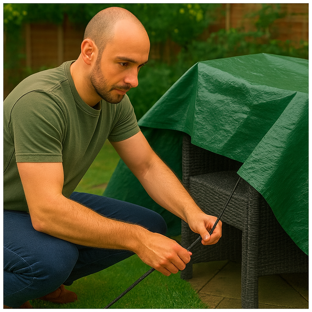 Heavy Duty UV Shock Cord Reels – Elastic Bungee for Tarpaulin & Outdoor Securing