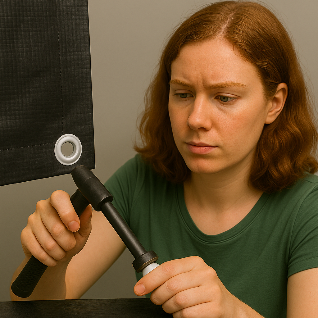 12mm Snap-N-Tap Eyelets – Heavy Duty Eyelets for Tarpaulin Repairs & Reinforcement