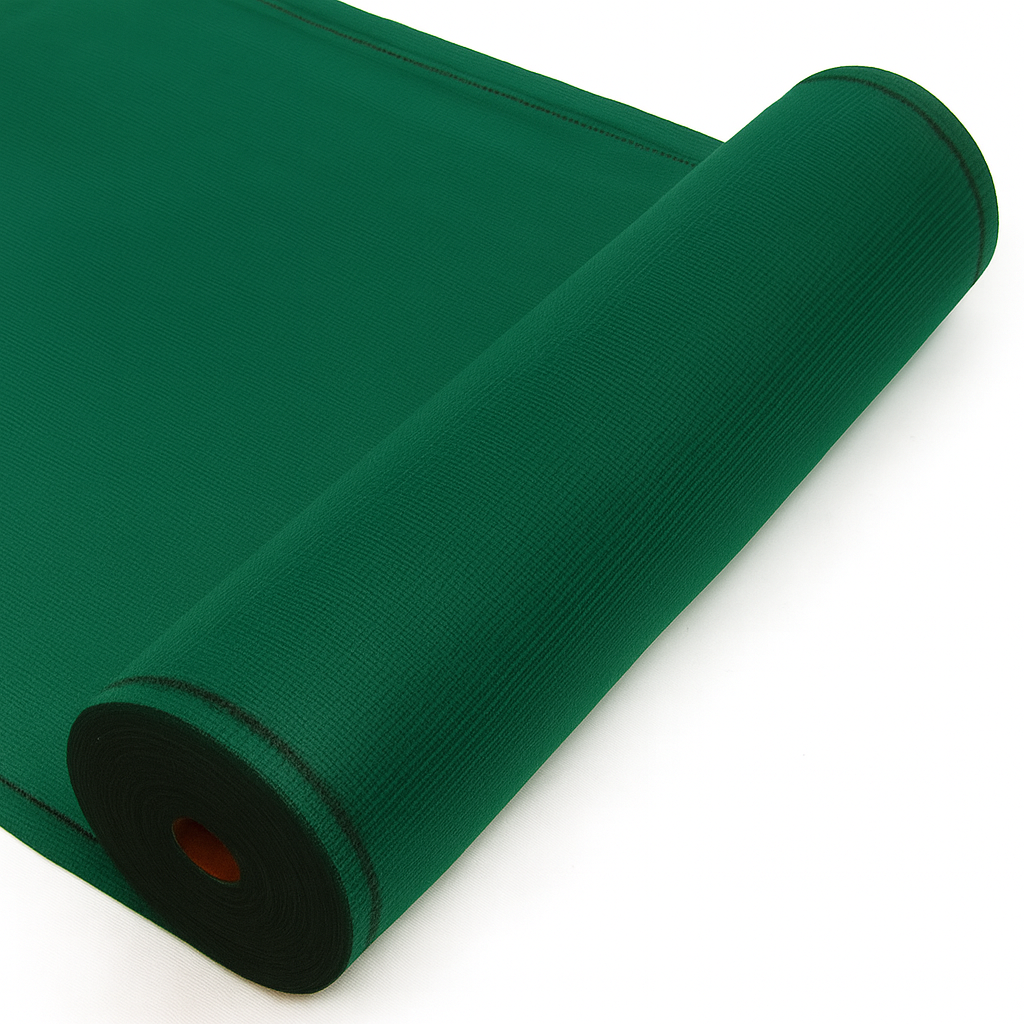 Premium HDPE Knitted Windbreak Netting – 50% Shade, 40% Wind Reduction, UV Stabilised Mesh – 110gsm – Green