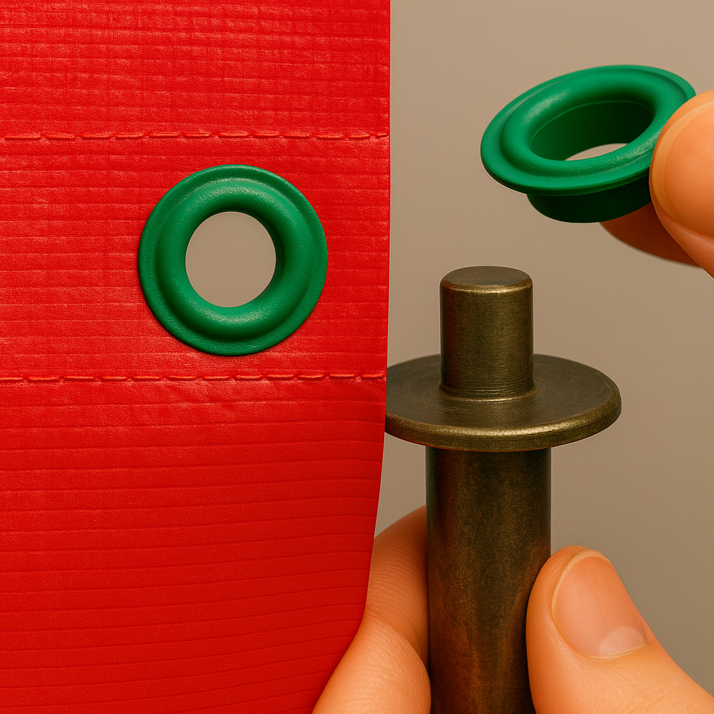 12mm Snap-N-Tap Eyelets – Heavy Duty Eyelets for Tarpaulin Repairs & Reinforcement