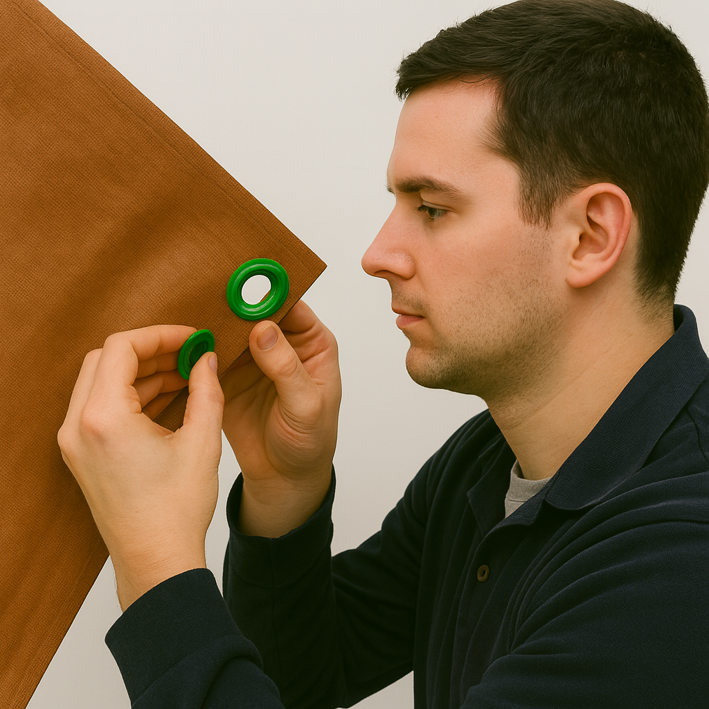 12mm Snap-N-Tap Eyelets – Heavy Duty Eyelets for Tarpaulin Repairs & Reinforcement