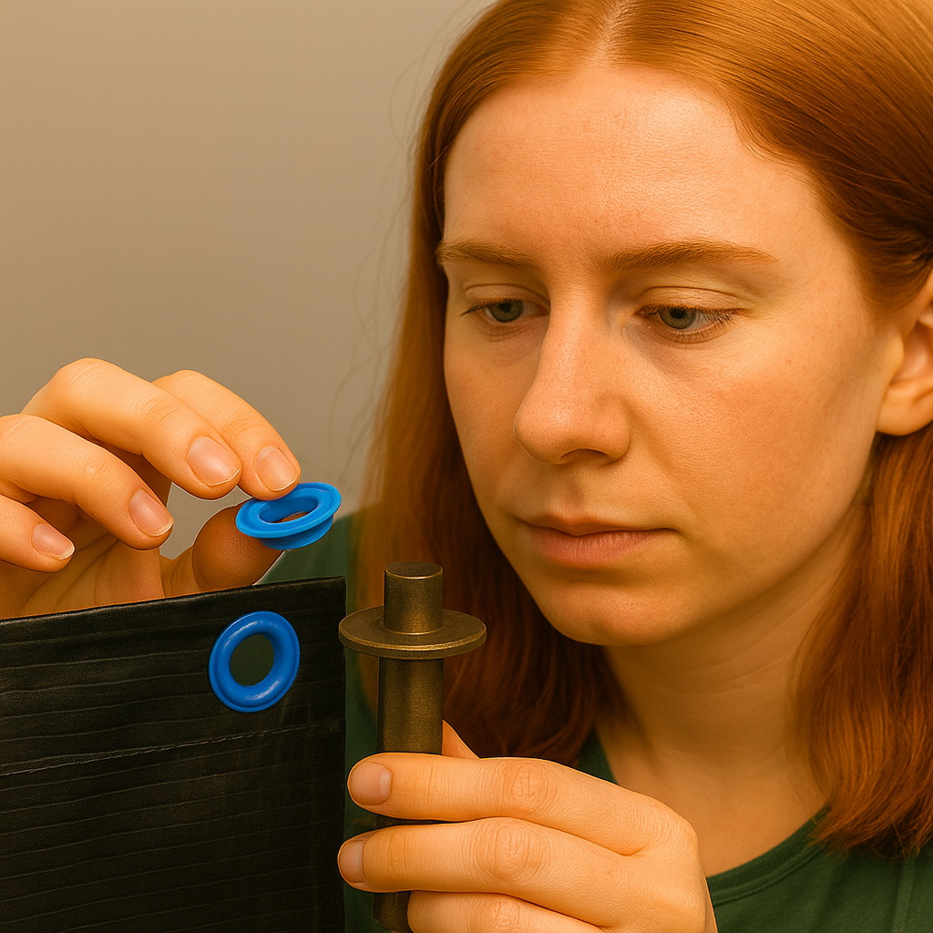 12mm Snap-N-Tap Eyelets – Heavy Duty Eyelets for Tarpaulin Repairs & Reinforcement