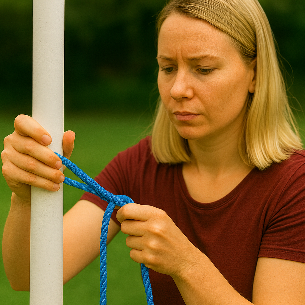 30m Blue Poly Rope Coil & Lorry Rope β Heavy Duty Utility Rope for Outdoor, DIY & Commercial Use