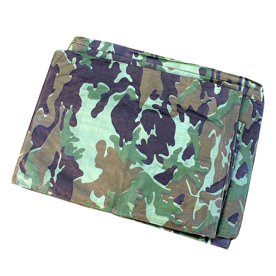 Heavy Duty Camouflage Tarp 95gsm – Waterproof PE Cover