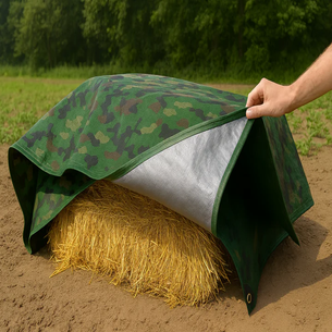 Heavy Duty Camouflage Tarp 95gsm β Waterproof PE Cover