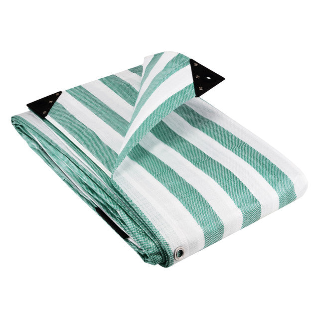 170gsm Striped Tarpaulin – Ultra Durable Tear Resistant Waterproof Cover for Heavy Duty Outdoor Protection