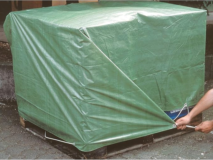 Ultra Tough 90gsm Green Universal PE Waterproof Tarpaulin – Tearproof, UV Shield & Rustproof Eyelets