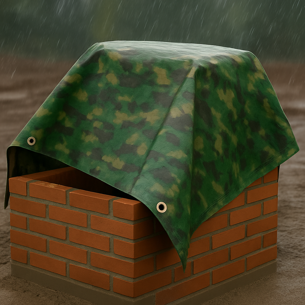 Heavy Duty Economy Tarpaulin – 80gsm Waterproof Ground Cover – Lightweight, All Weather Protection