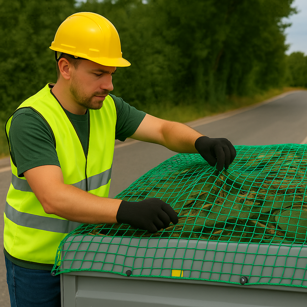 Premium Heavy Duty Green Cargo Net – Rot Proof Brick Nets
