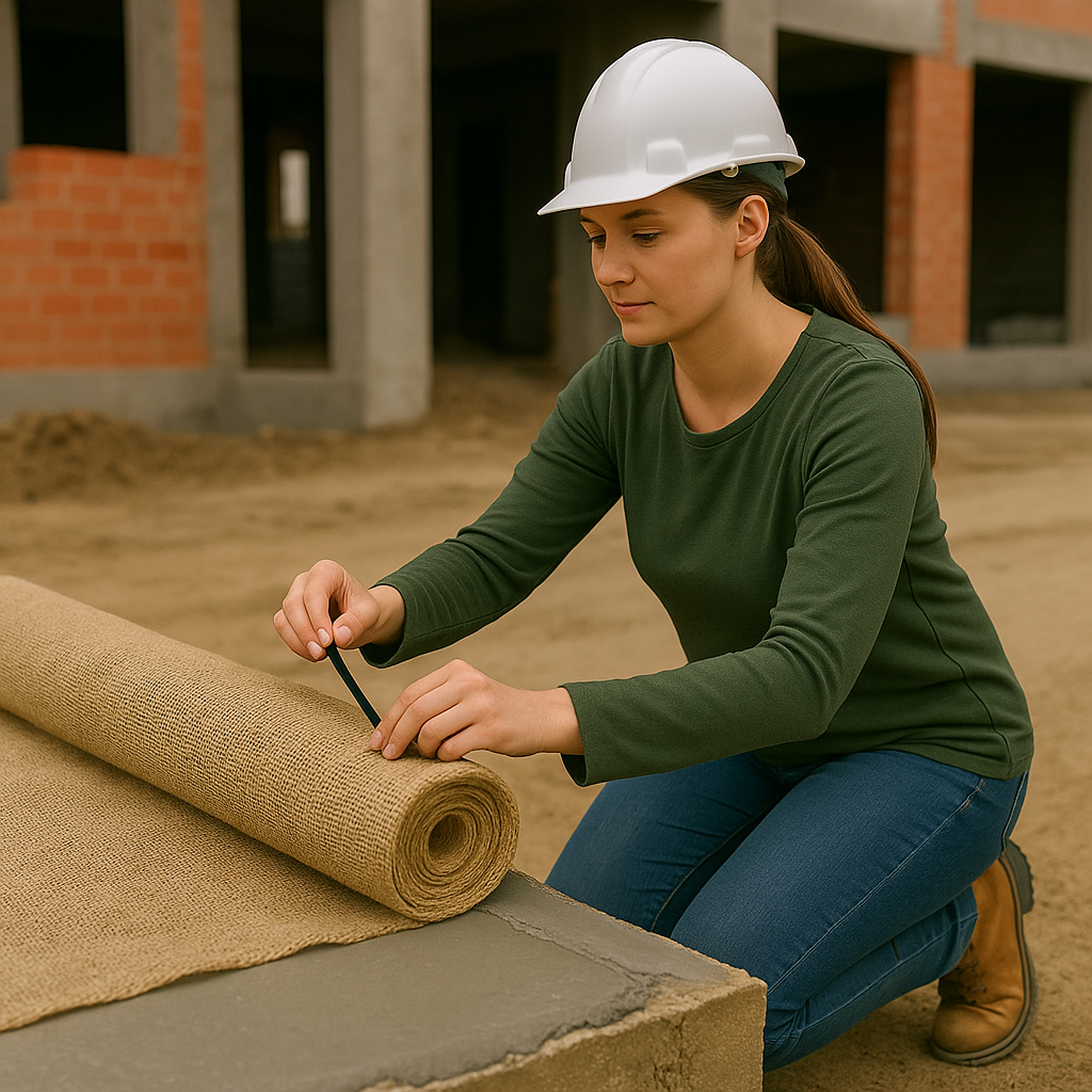 200gsm Premium Natural Hessian Jute Roll – Heavy Duty, Multi Purpose Use