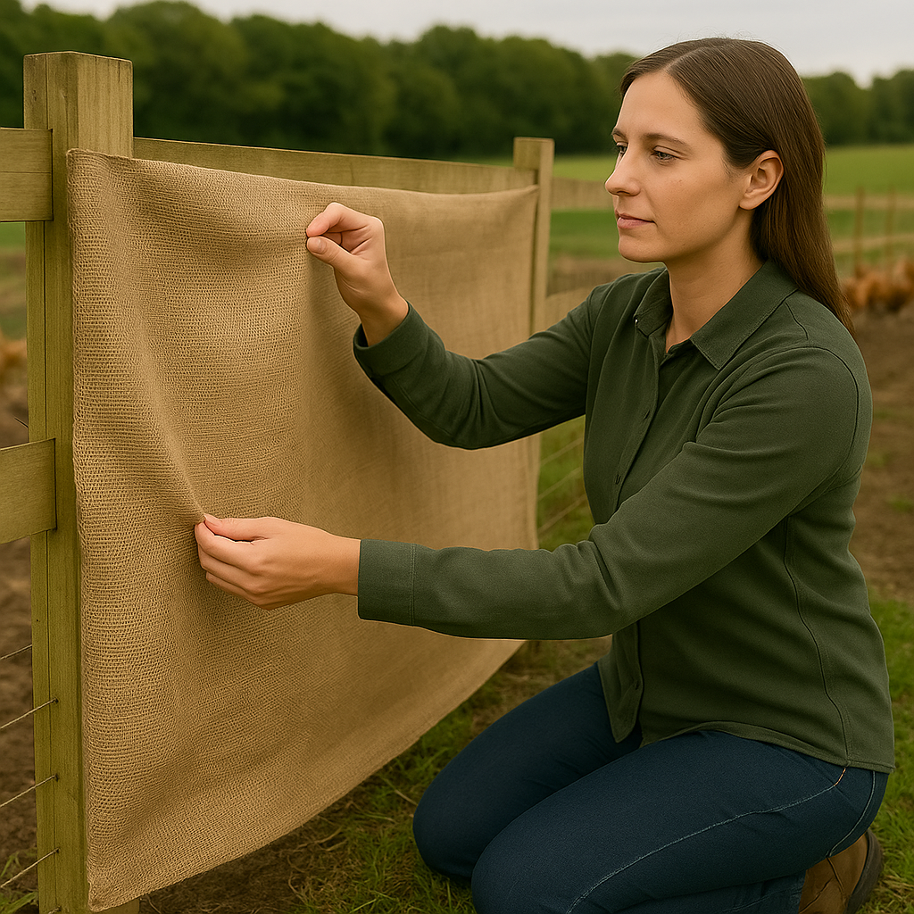 200gsm Premium Natural Hessian Jute Roll – Heavy Duty, Multi Purpose Use