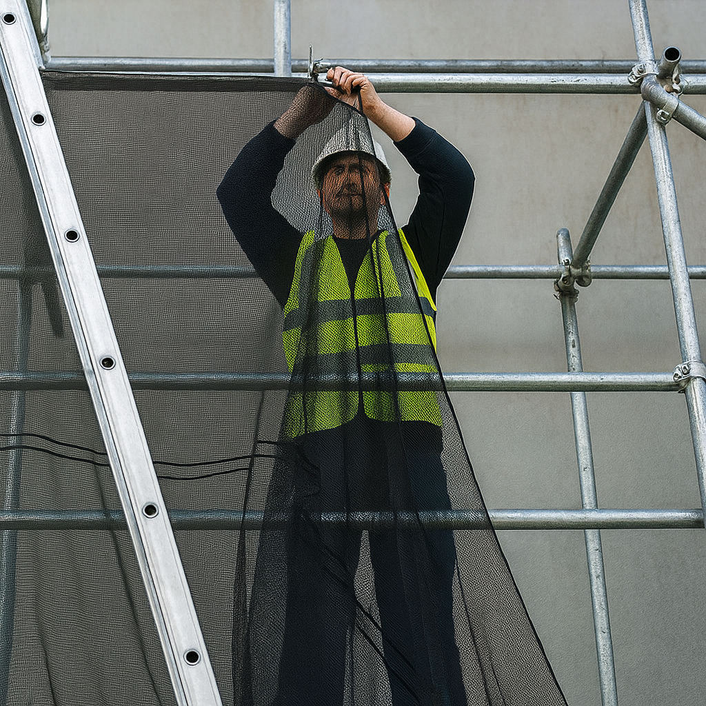 70gsm Debris Netting – Ultra Tough, Wind Resistant Mesh – Heavy Duty Protection
