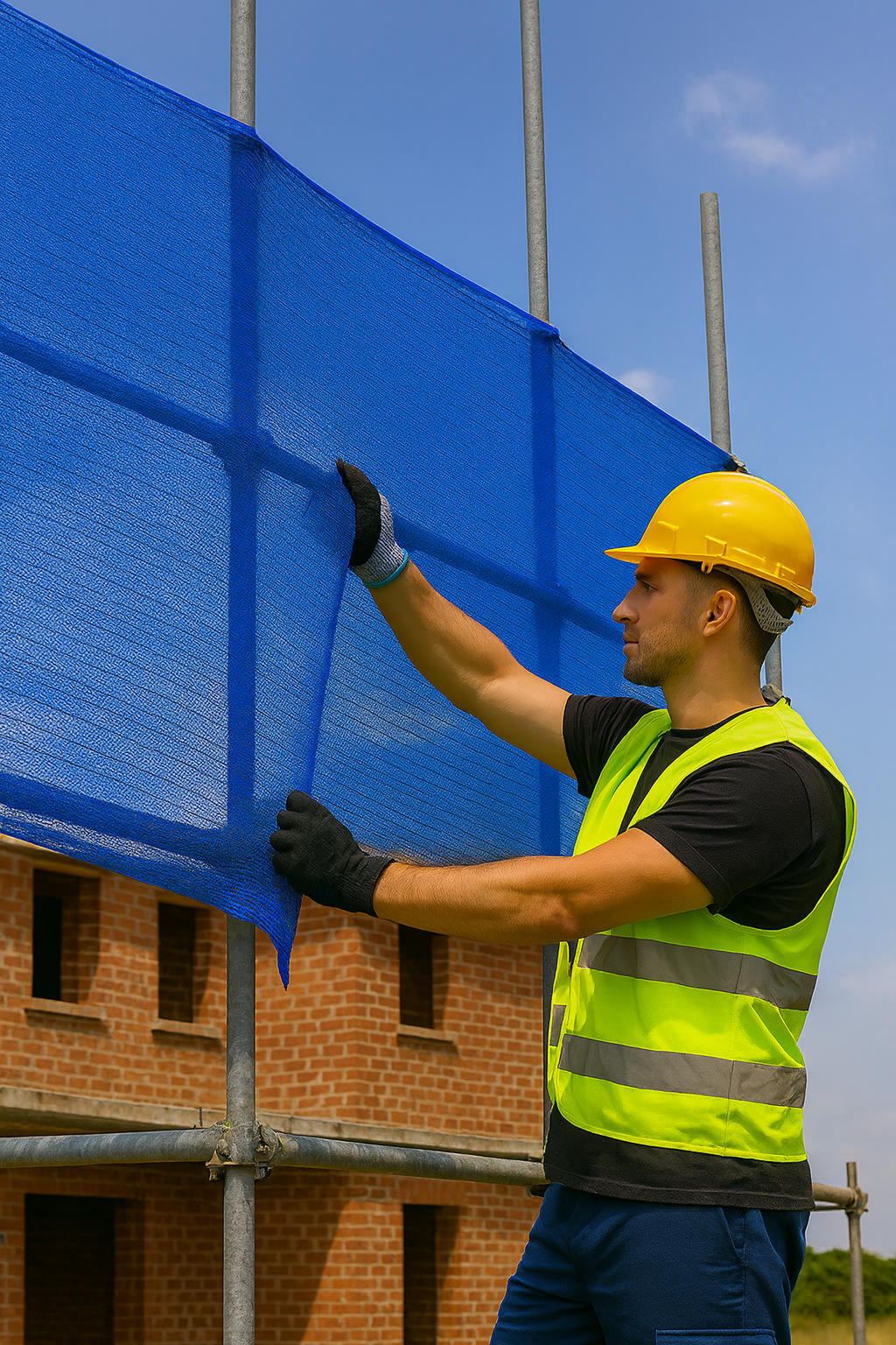 70gsm Debris Netting – Ultra Tough, Wind Resistant Mesh – Heavy Duty Protection