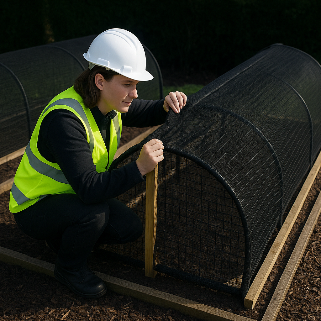 50GSM Debris Netting - Durable Mesh - Heavy Duty Barrier for Industrial Use