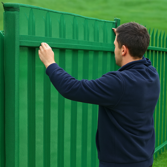 Premium HDPE Knitted Windbreak Netting – 50% Shade, 40% Wind Reduction, UV Stabilised Mesh – 110gsm – Green