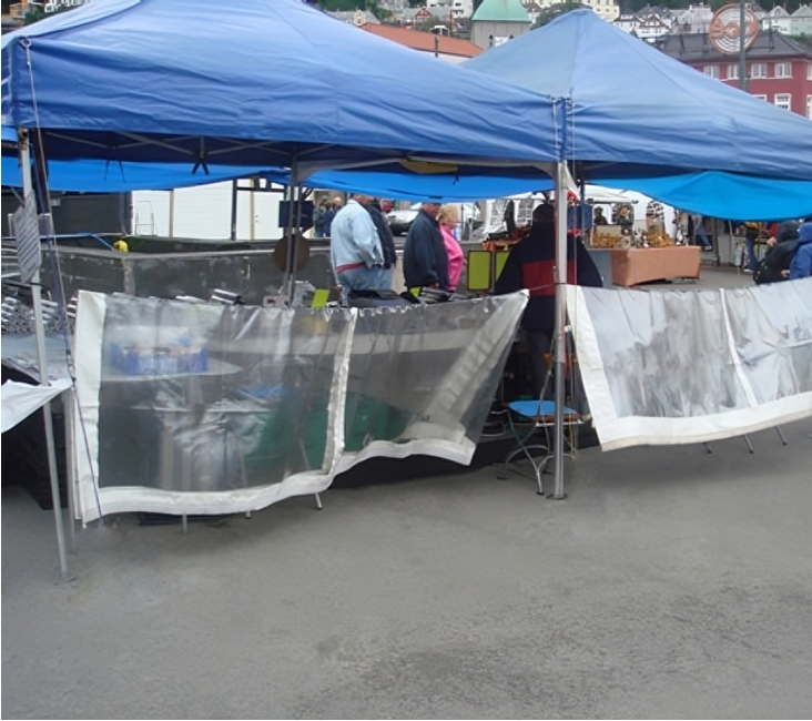 Clear PVC Tarpaulin 310gsm – Waterproof, UV Proof, Transparent Cover for Outdoor Use