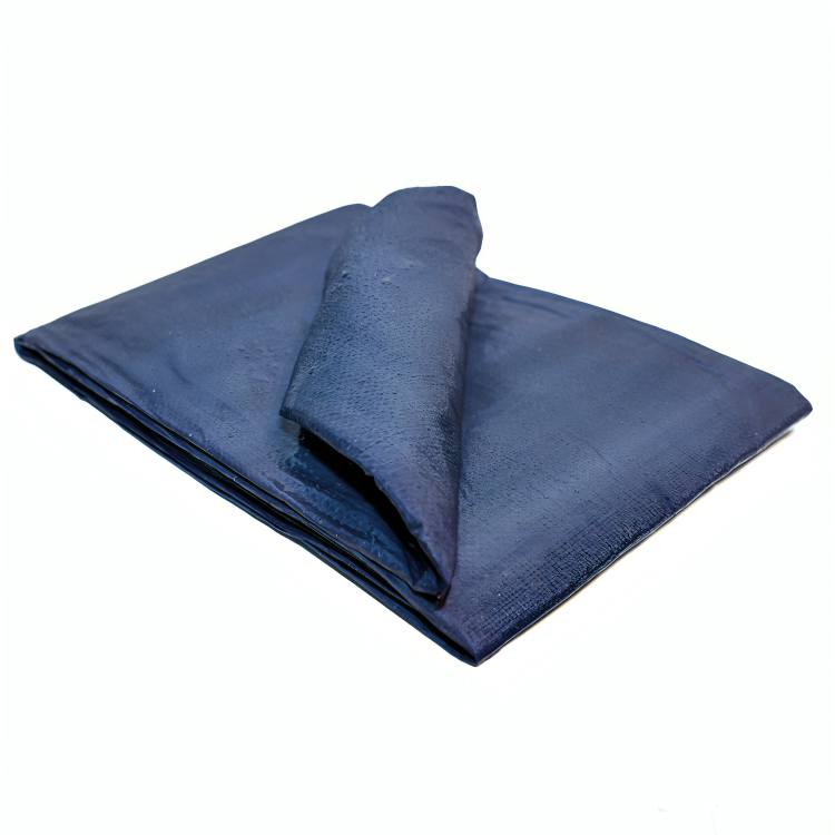 Waterproof Budget Tarpaulin 70gsm - Blue/Green - Lightweight Cover with Eyelets for DIY, Garden & Site Use