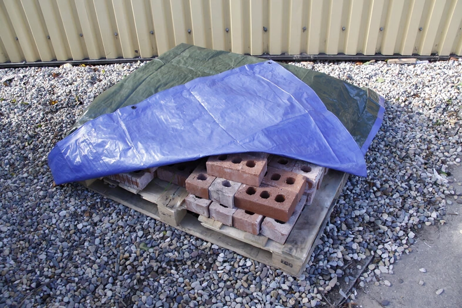 110gsm Waterproof Blue/Green Tarpaulin – Heavy Duty Cover Sheet for Garden, Car, DIY & Outdoor Use